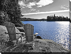 Muskoka Chairs on the Lake